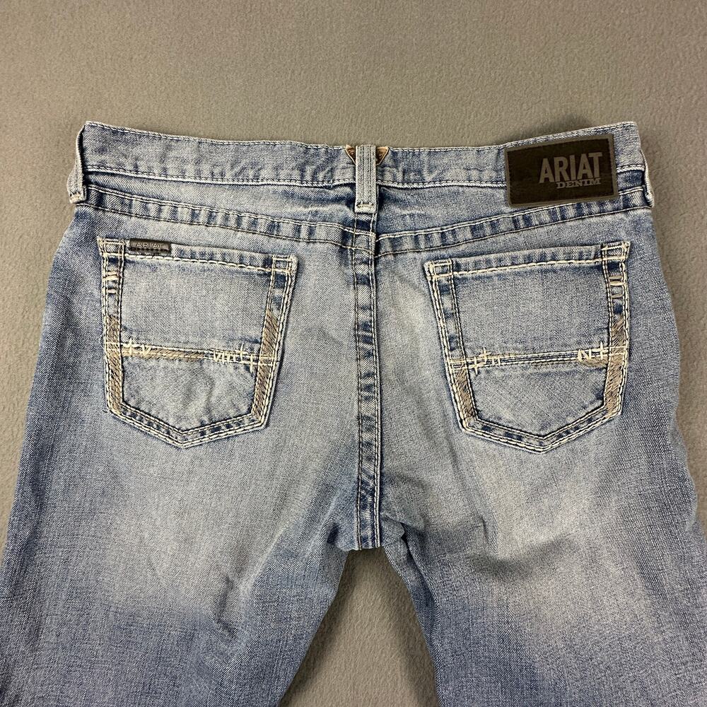 Ariat M7 Slim Straight Mens Jeans 35x36 Shasta Western Cowboy Denim